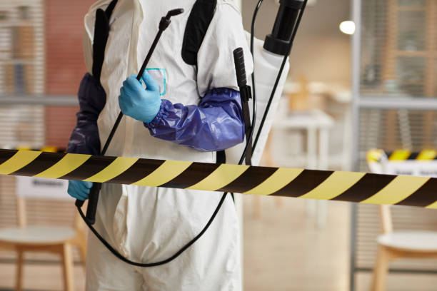 Professional Infectious Disease Decontamination technician working in Dupo, IL